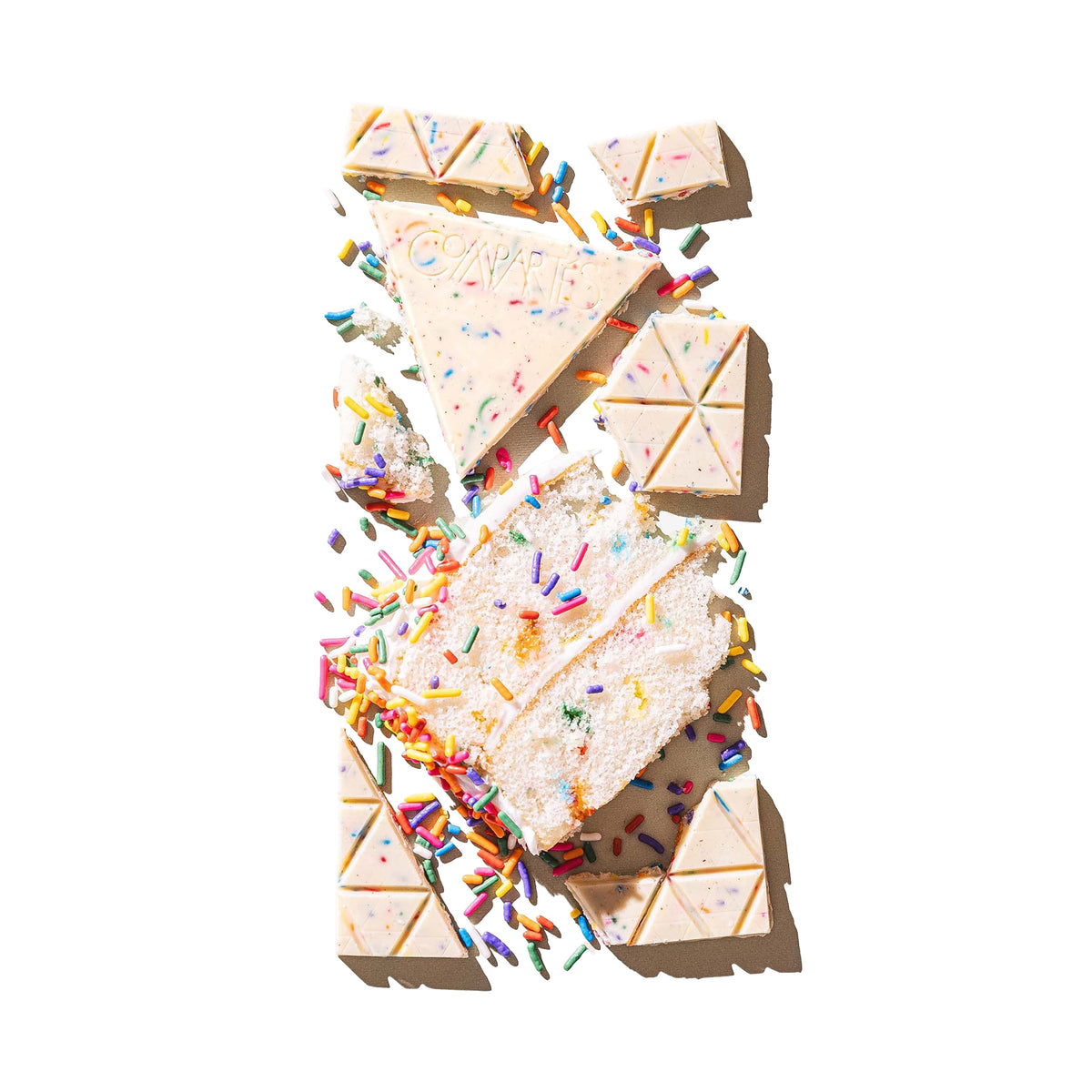 CAKE & SPRINKLES WHITE CHOCOLATE BAR