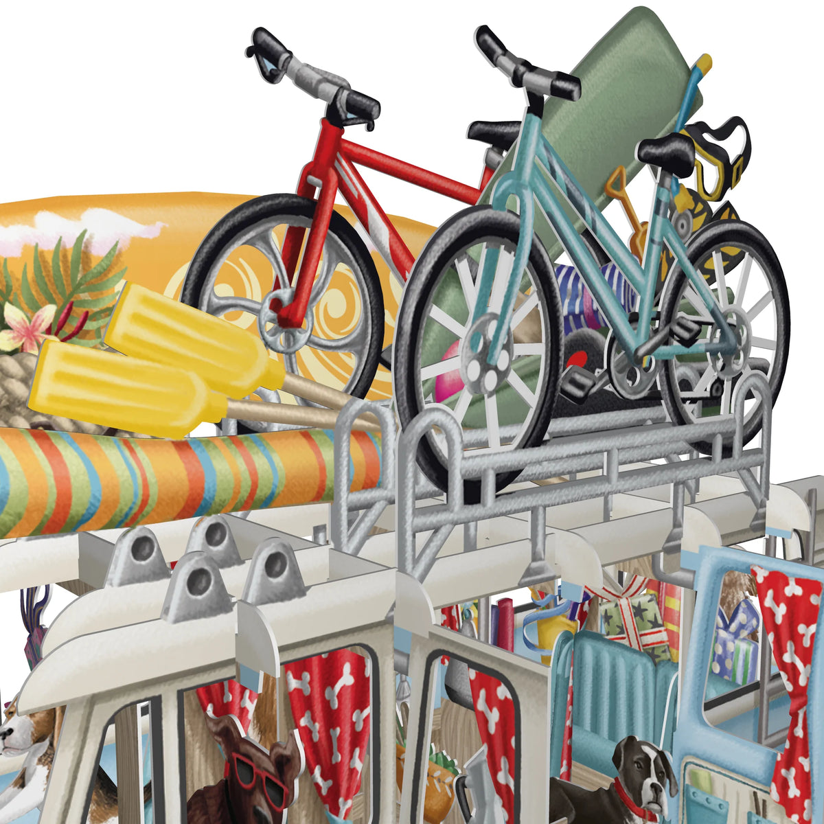 CAMPER VAN POP-UP GREETINGS CARD