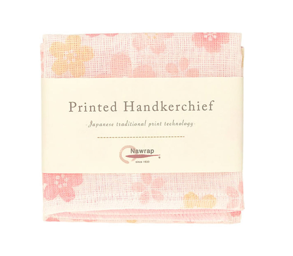 Quite different to a 'regular' handkerchief, this delightful and handy square is crafted from four layers of natural cotton and rayon fiber and printed using traditional Japanese printing techniques. Practical and pretty, this handkerchief will become wonderfully soft with use.  Dimensions: 10" x 10". Made in Japan.