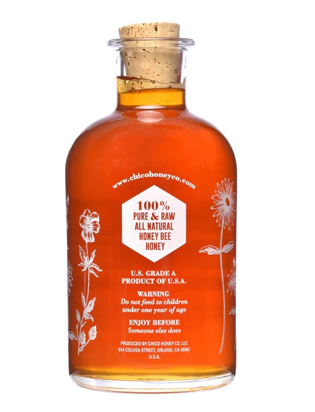 To produce this wonderful honey, hives are set in remote places in California, at different elevations, so that bees can gather nectar and pollen from valley and mountain flowers alike — from purple vetch and yellow star thistle to white sweet clover, alfalfa and manzanita. Ingredients: Pure, natural honey. 25 oz.