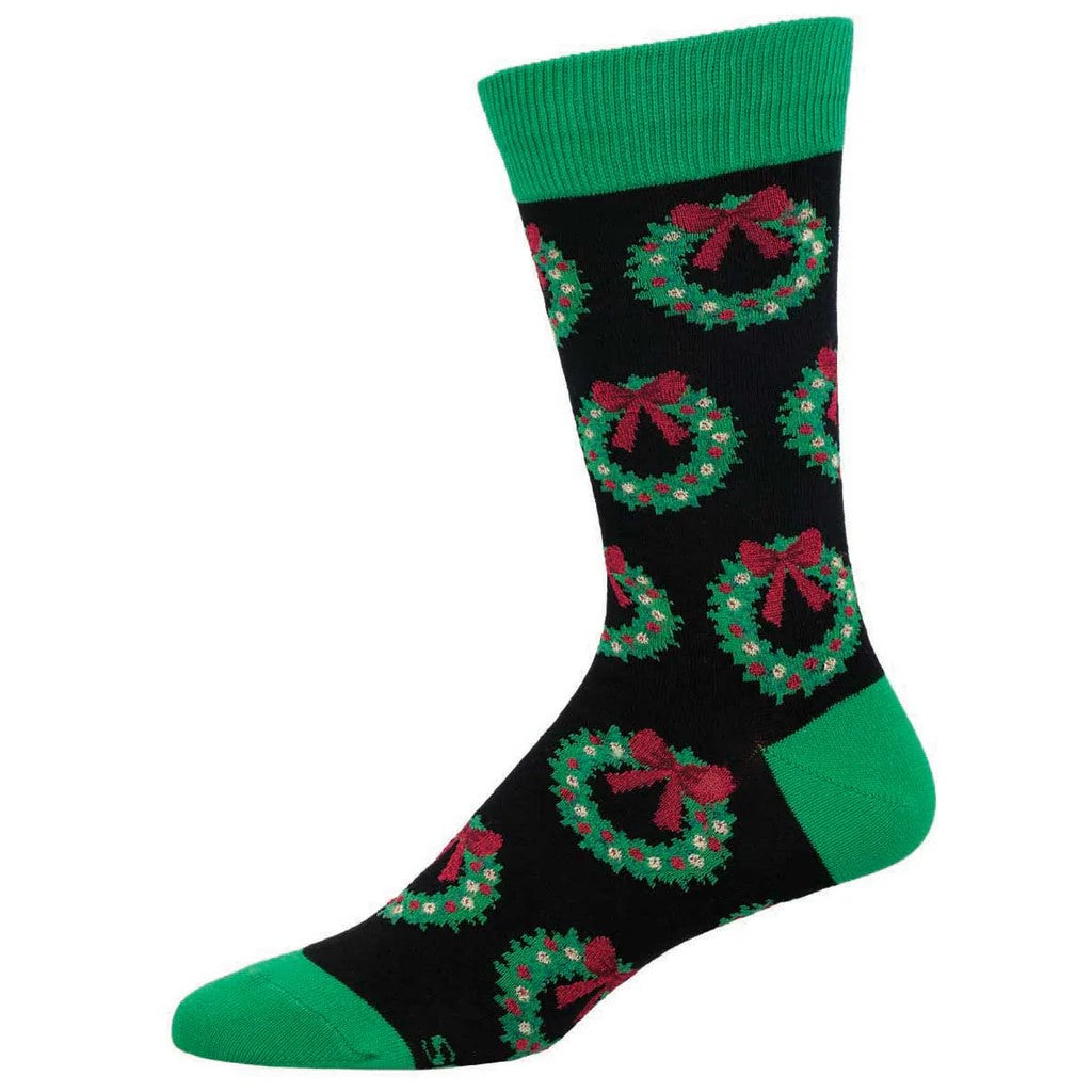 With these socks, you'll be putting your best wreath, and best festive foot forward throughout the season.