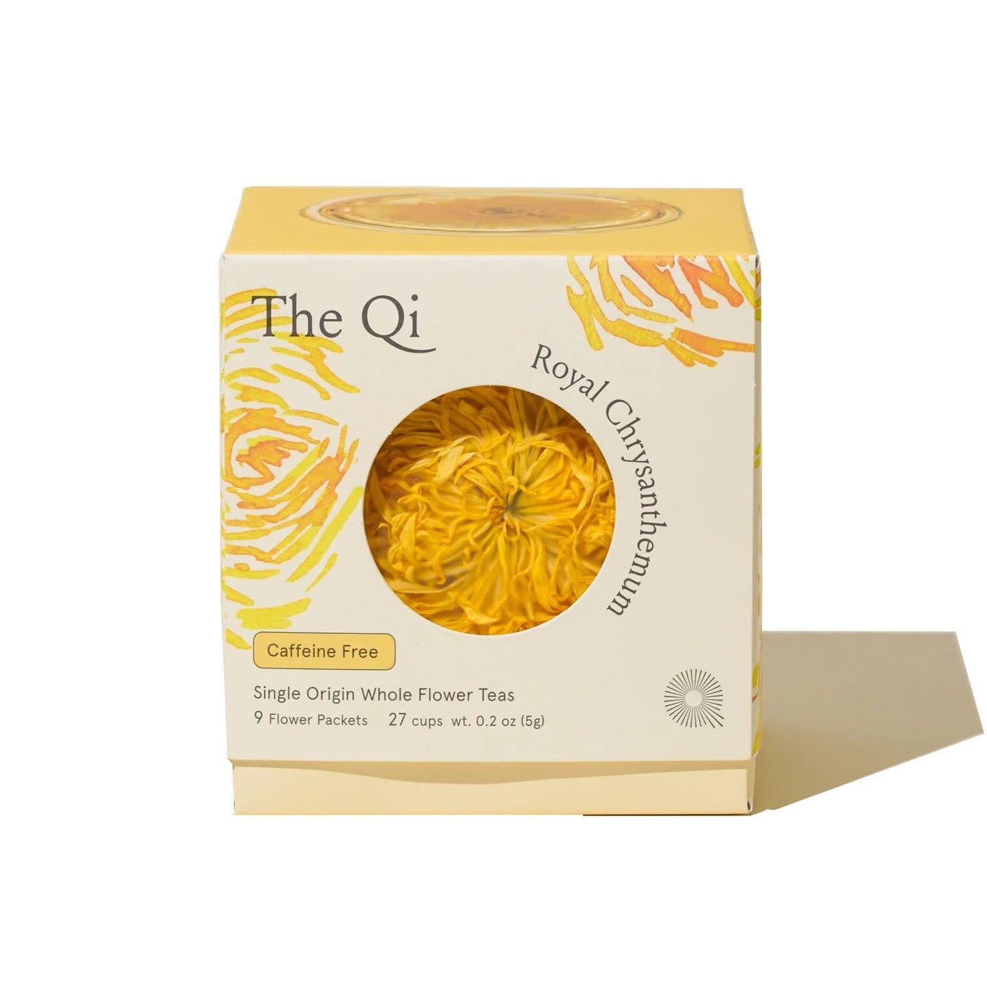 With its delicate flavor, this rare varietal Royal Chrysanthemum Tea has been a favorite in the East for thousands of years. It is known for its soothing effect on the body and mind, as well as its ability to help clear the lungs and reduce inflammation. Organically grown in Jiangxi, China. Contains 9 flower packets.