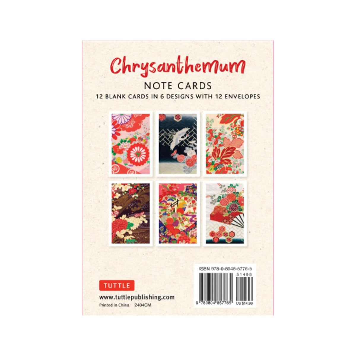 CHRYSANTHEMUM NOTE CARD SET