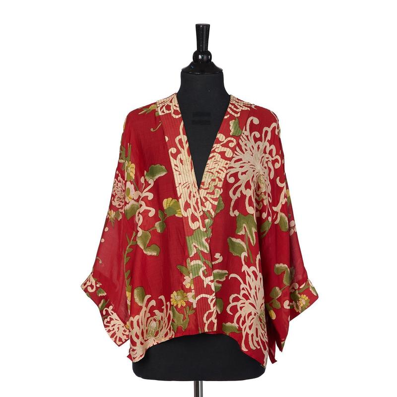 CHRYSANTHEMUM SHORT KIMONO