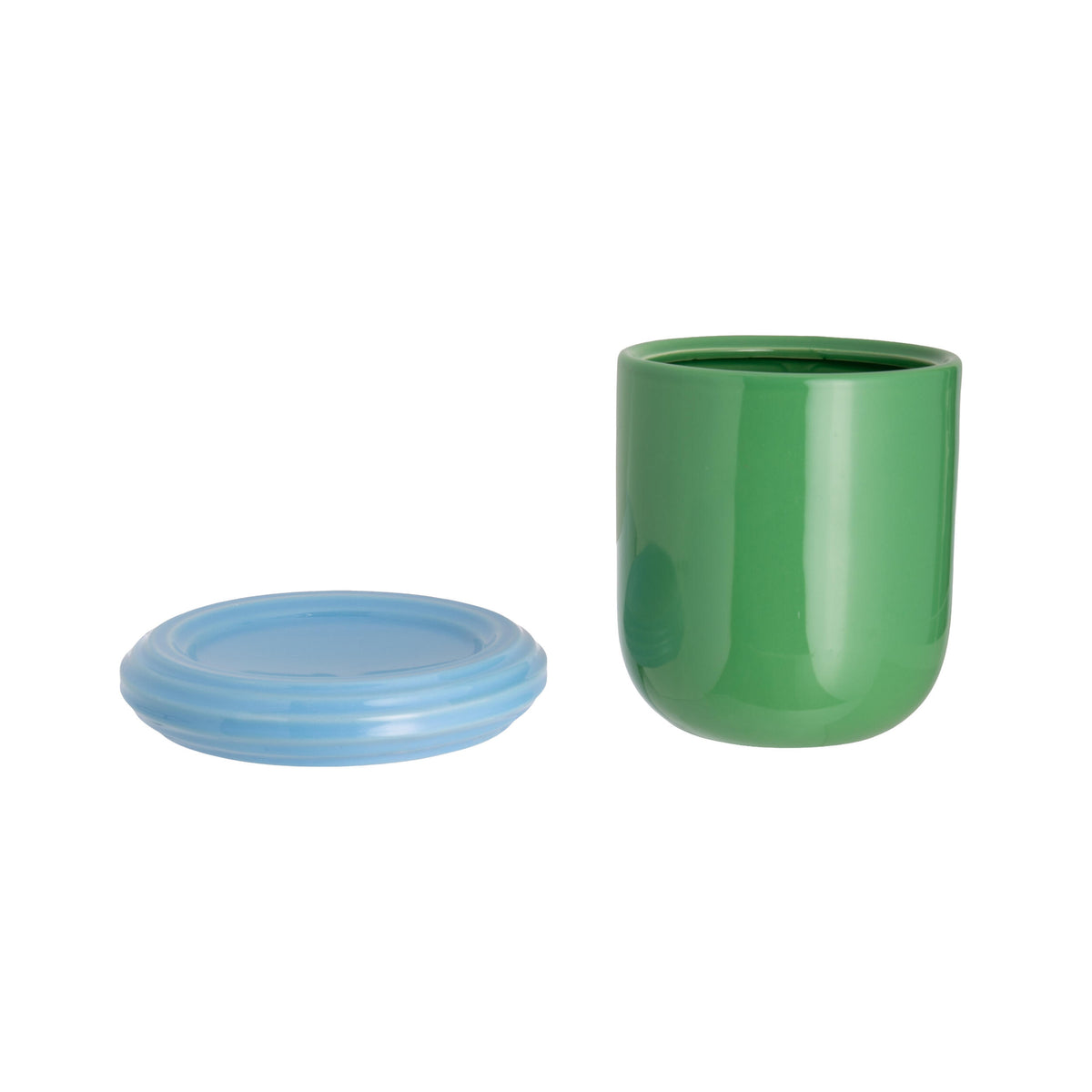 CHURROS TWO-COLOR PLANTER & SAUCER
