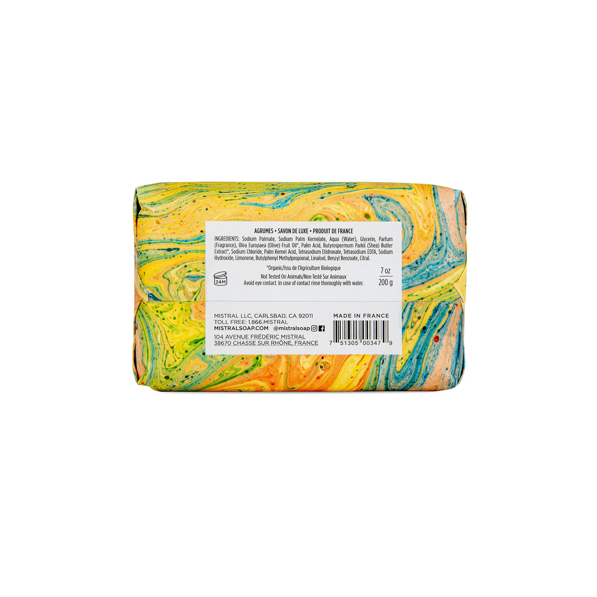 CITRUS MARBLES BAR SOAP