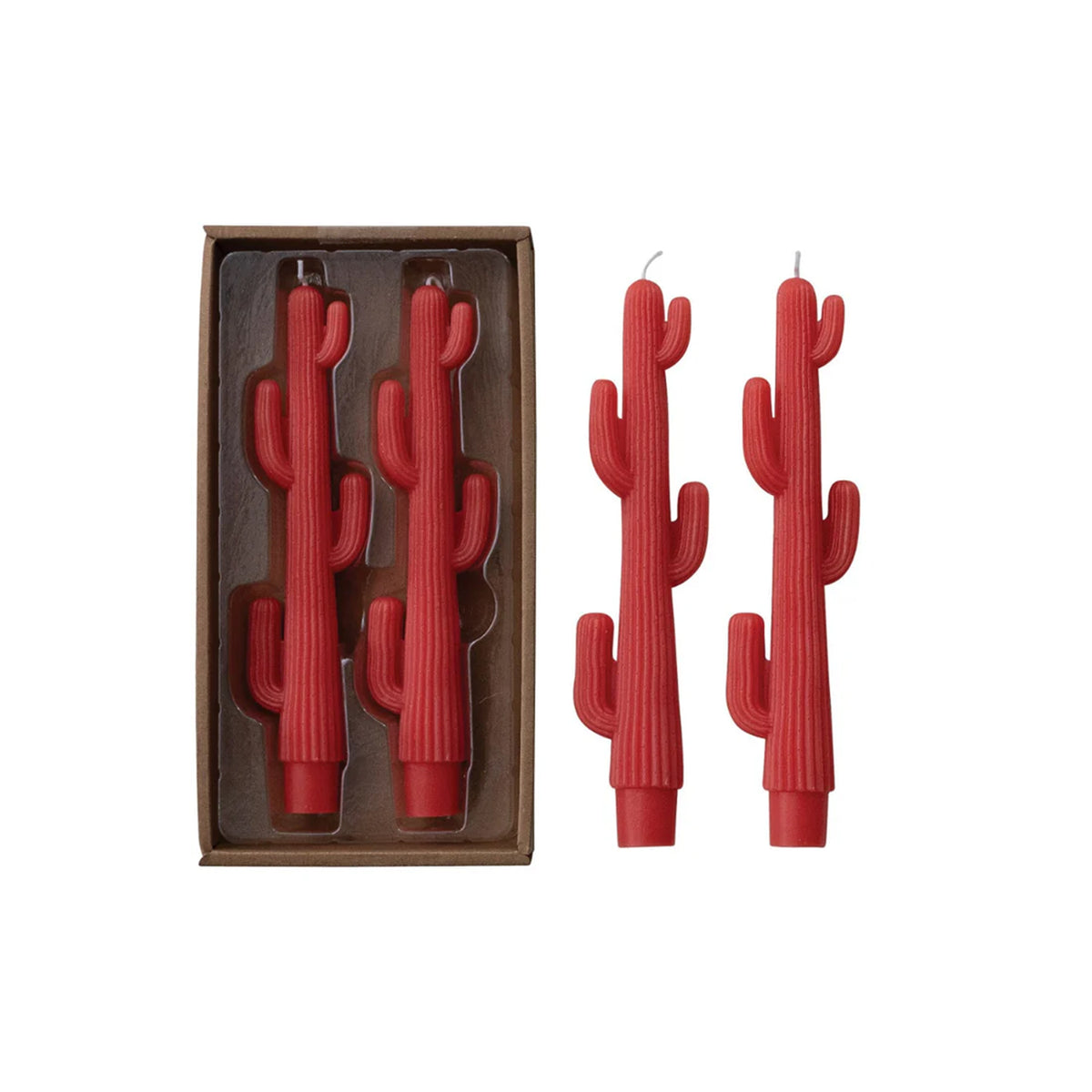 CACTUS-SHAPED TAPER CANDLES
