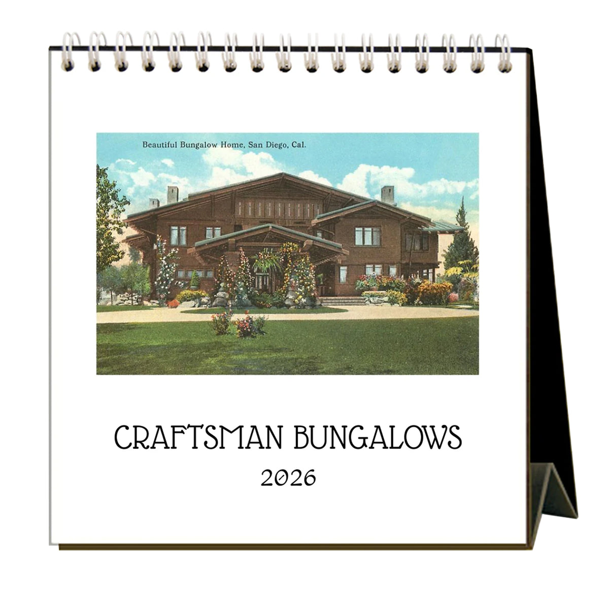 CRAFTSMAN BUNGALOWS 2026 DESK CALENDAR
