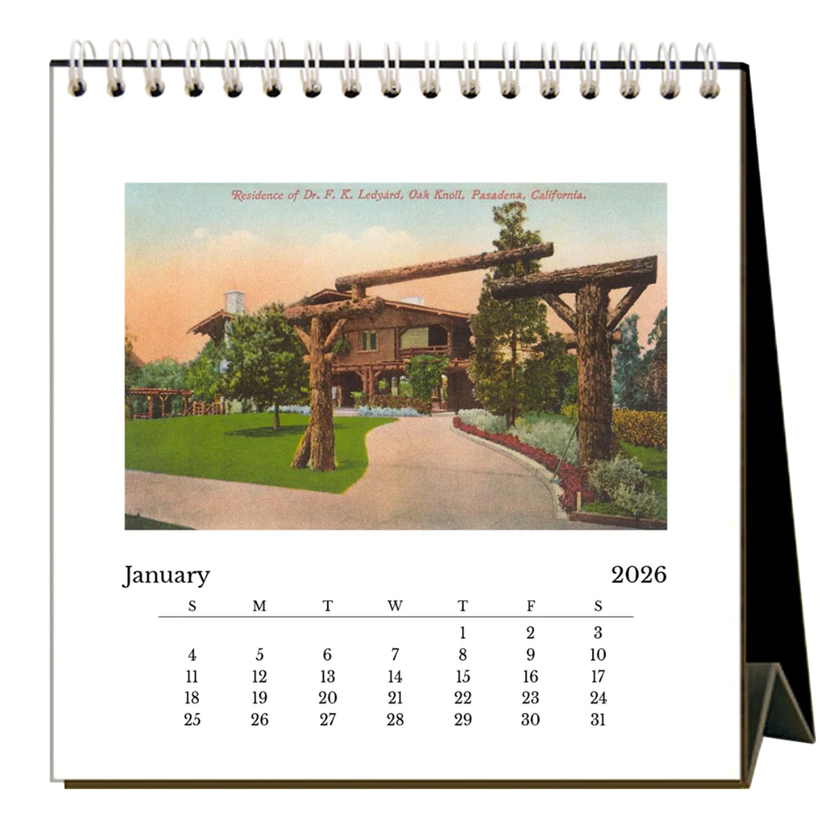 CRAFTSMAN BUNGALOWS 2026 DESK CALENDAR