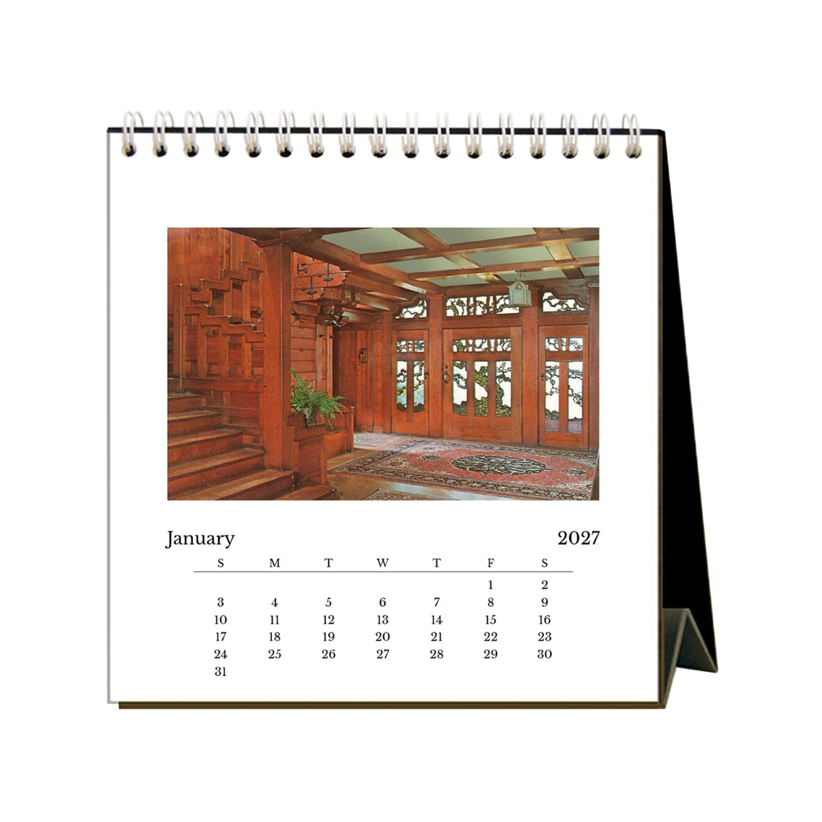 CRAFTSMAN BUNGALOWS 2027 DESK CALENDAR