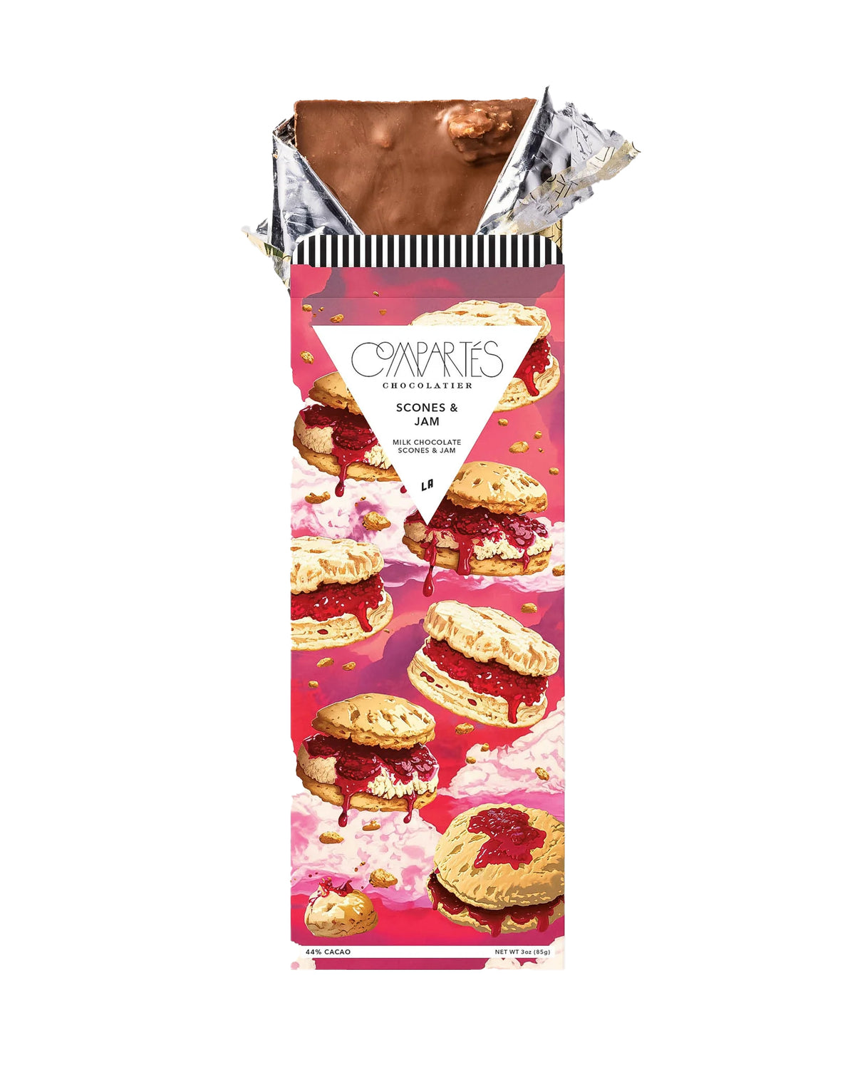 SCONES AND JAM MILK CHOCOLATE BAR
