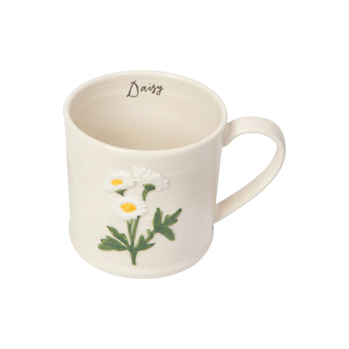 EMBOSSED DAISY MUG
