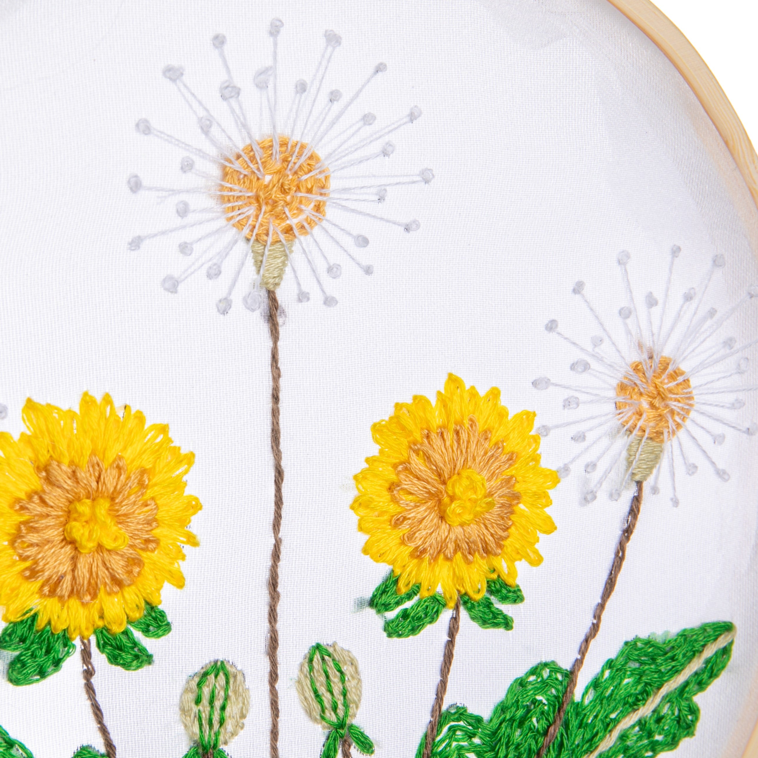 Buy Dandelion Pattern Embroidery Starter Kit Kids Cross Stitch Kit