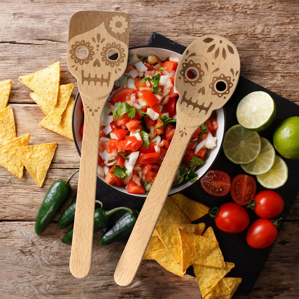 DAY OF THE DEAD KITCHEN UTENSILS SET