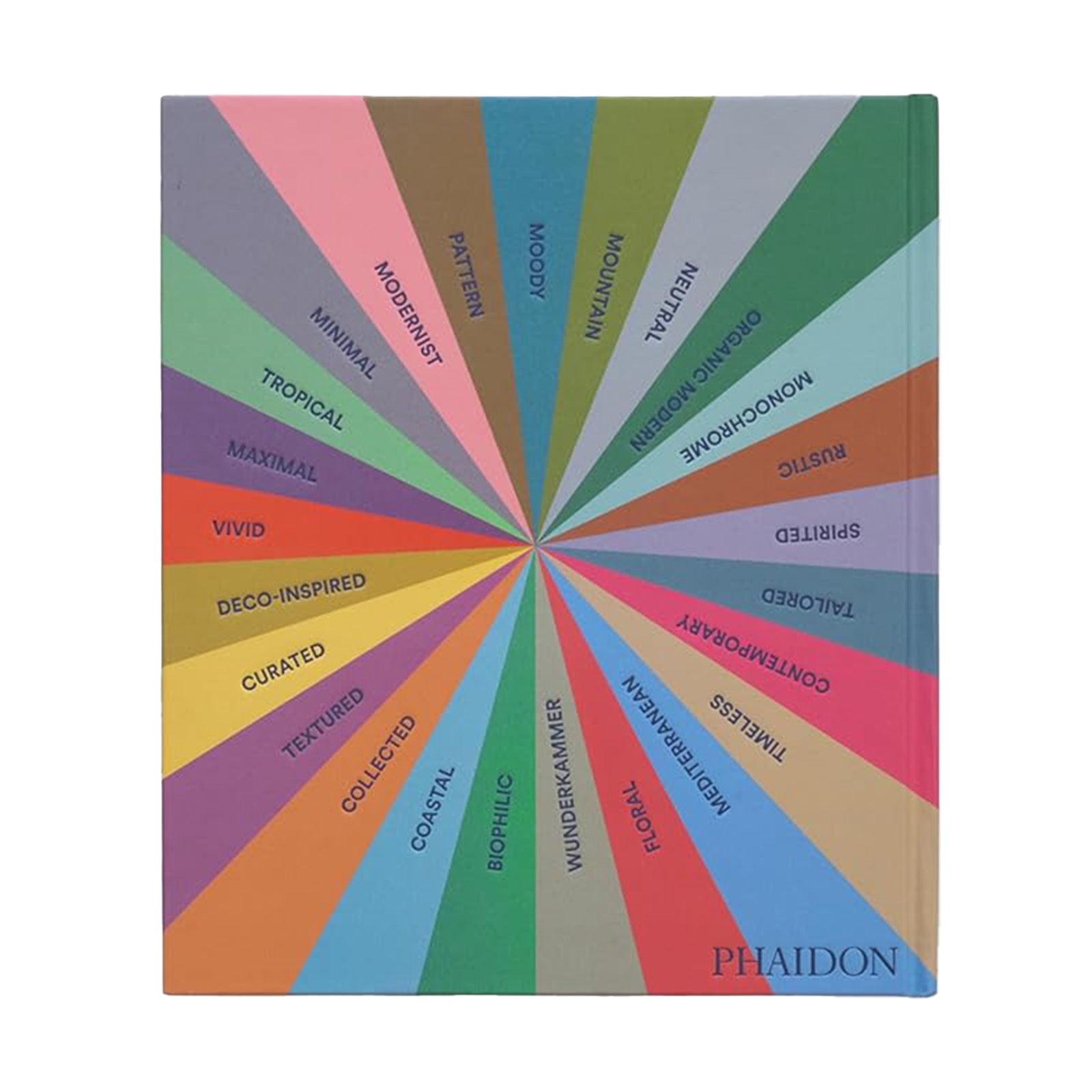 Book titled 'Defining Style: The Book of Interior Design' by Phaidon with a colorful cover.