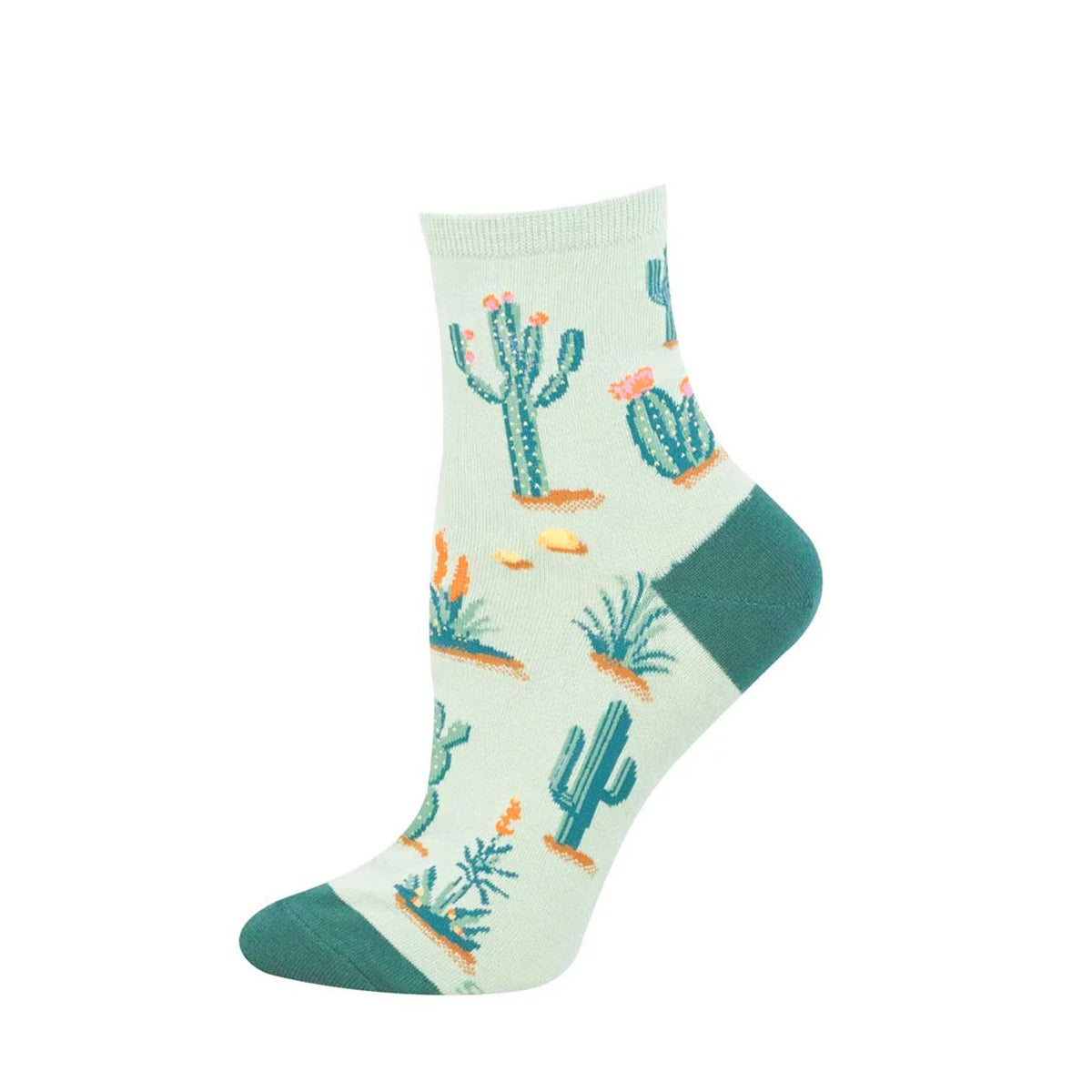 DESERTED BY MY CACTUS SOCKS - GREEN