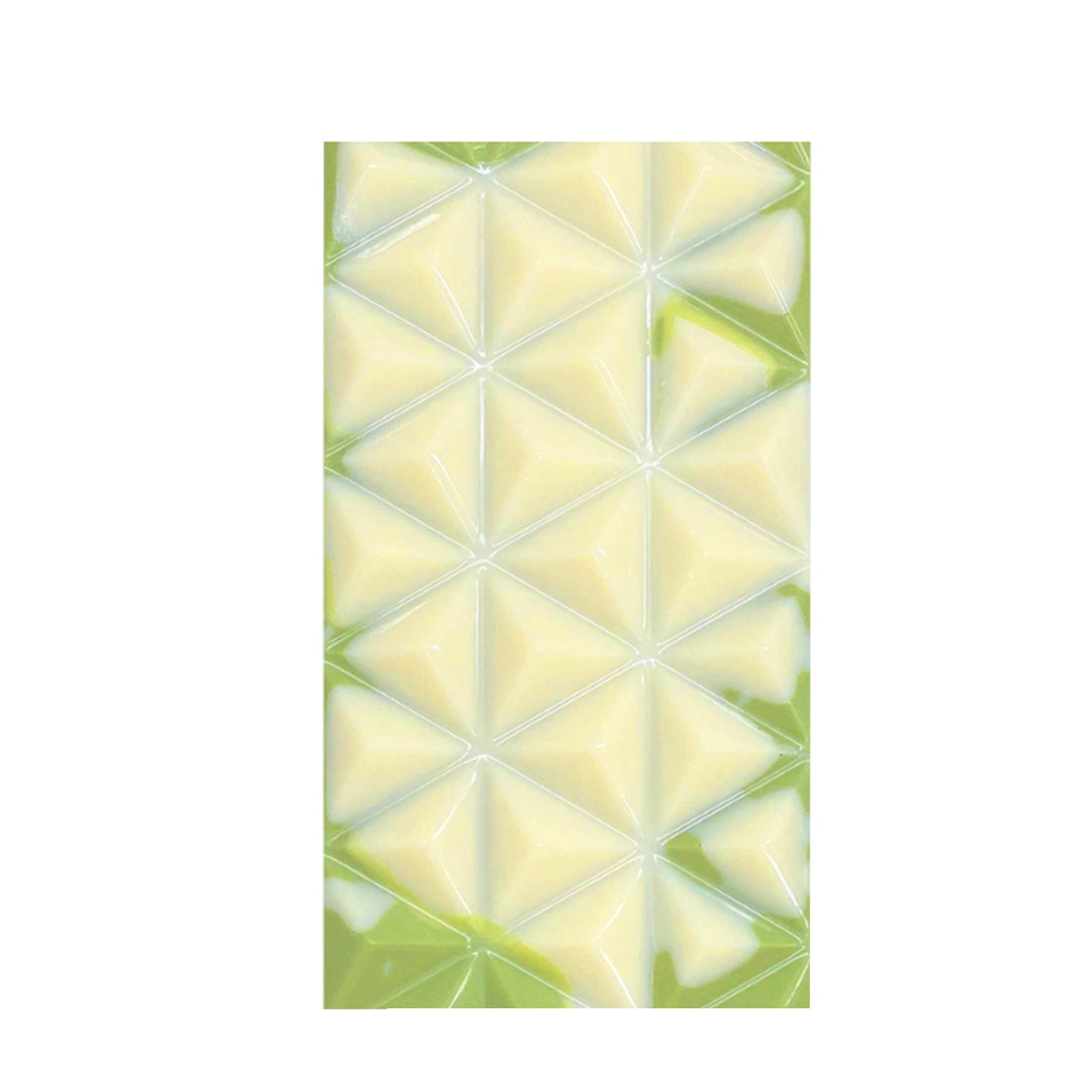 Green chocolate packaging with gold accents on a white background