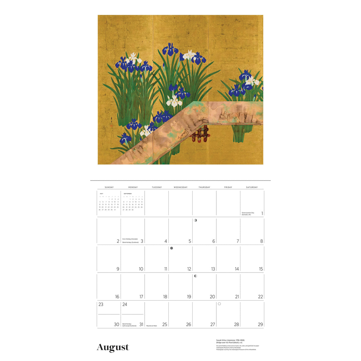 DREAMS OF EDO: JAPANESE SCROLLS AND SCREENS - 2026 WALL CALENDAR