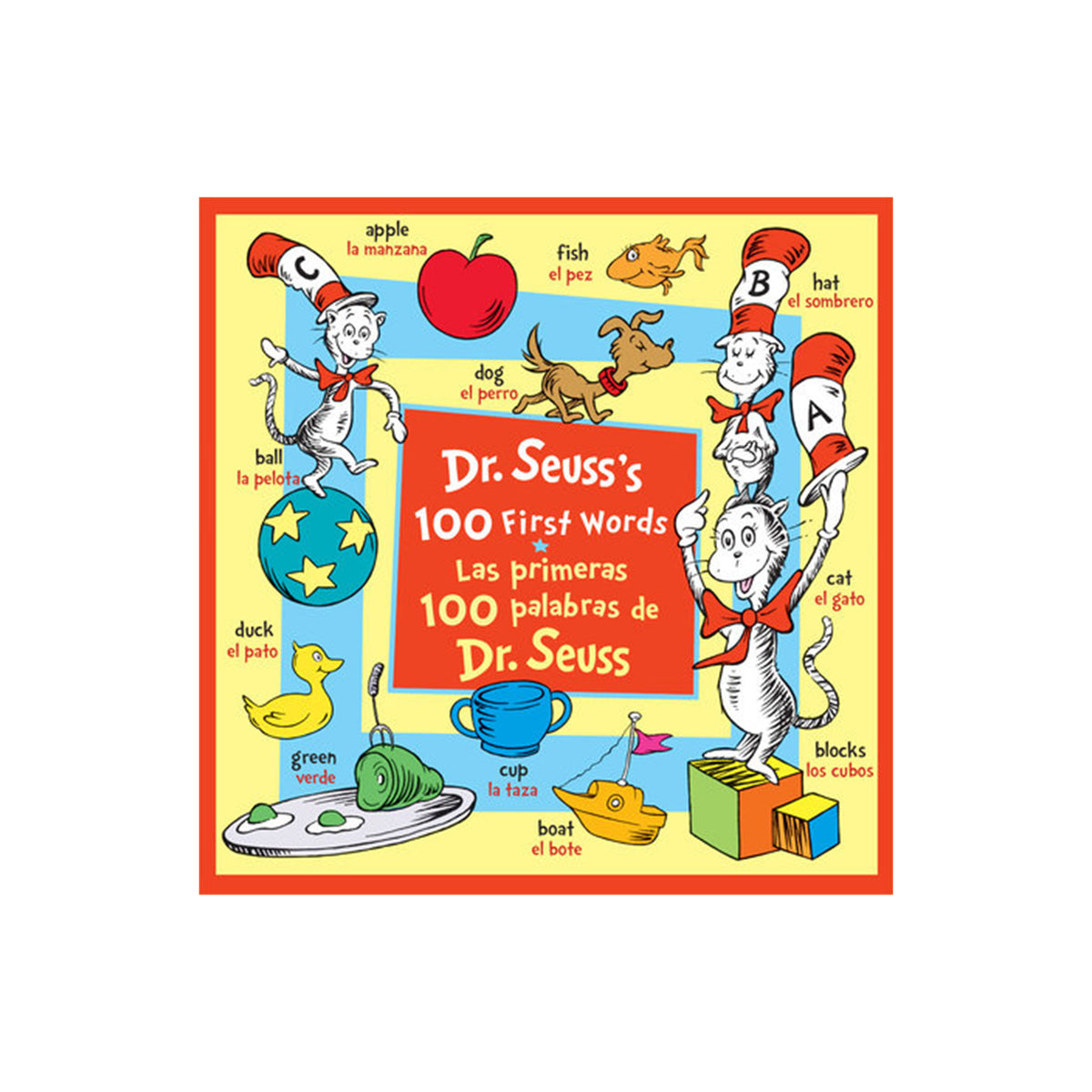 Dr. Seuss book cover with colorful illustrations and text