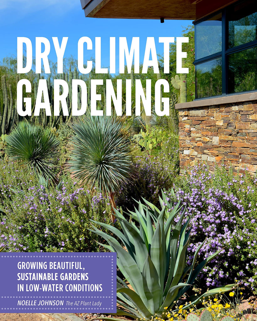In Dry Climate Gardening, author and desert horticulturist Noelle Johnson, delivers all the know-how you need to grow a breathtaking, colorful, and vibrant garden in low-water conditions. Contains sample garden designs and plant lists you can adapt to your own space. 208 pages. Softcover.