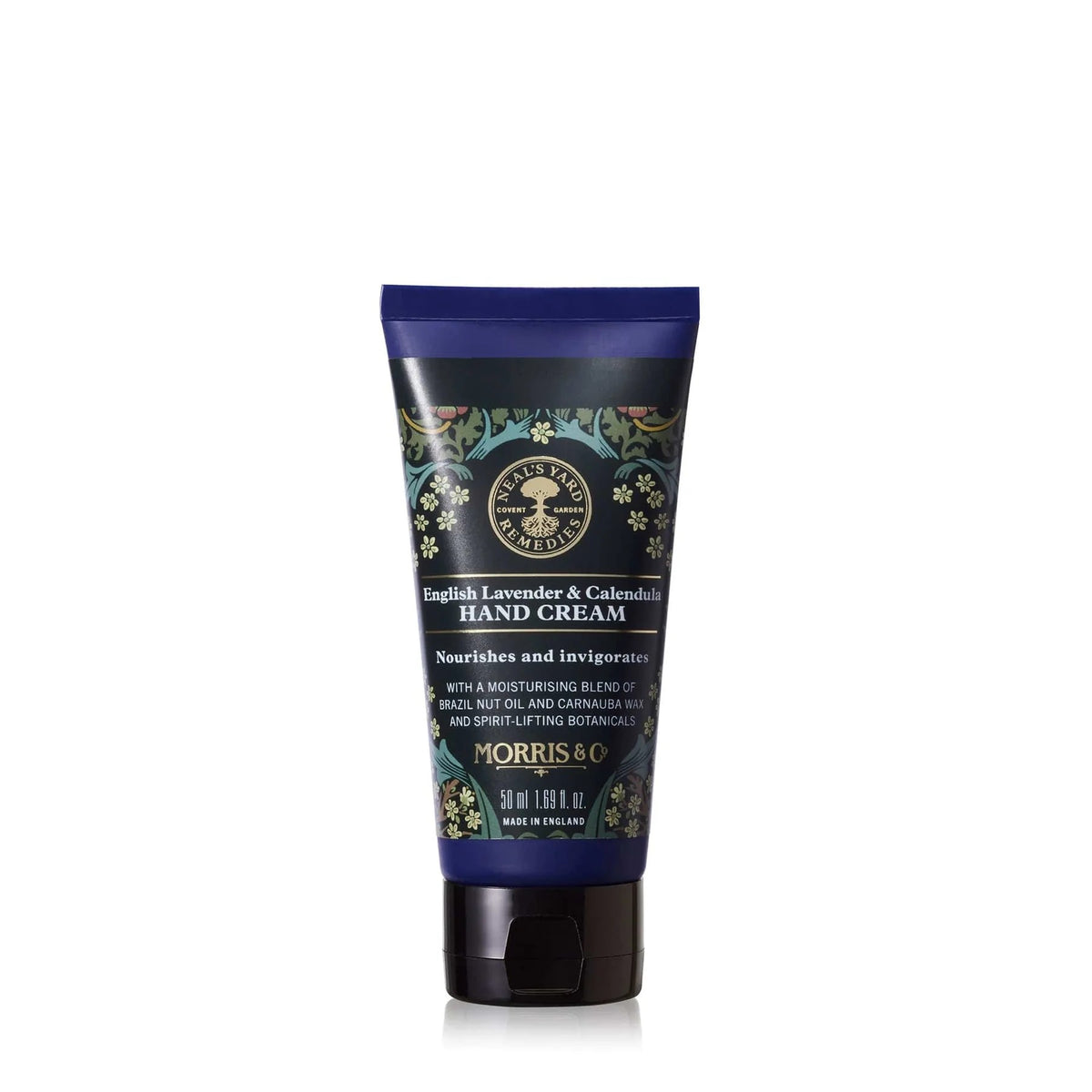 Tube of English Lavender &amp; Calendula Hand Cream on a white background