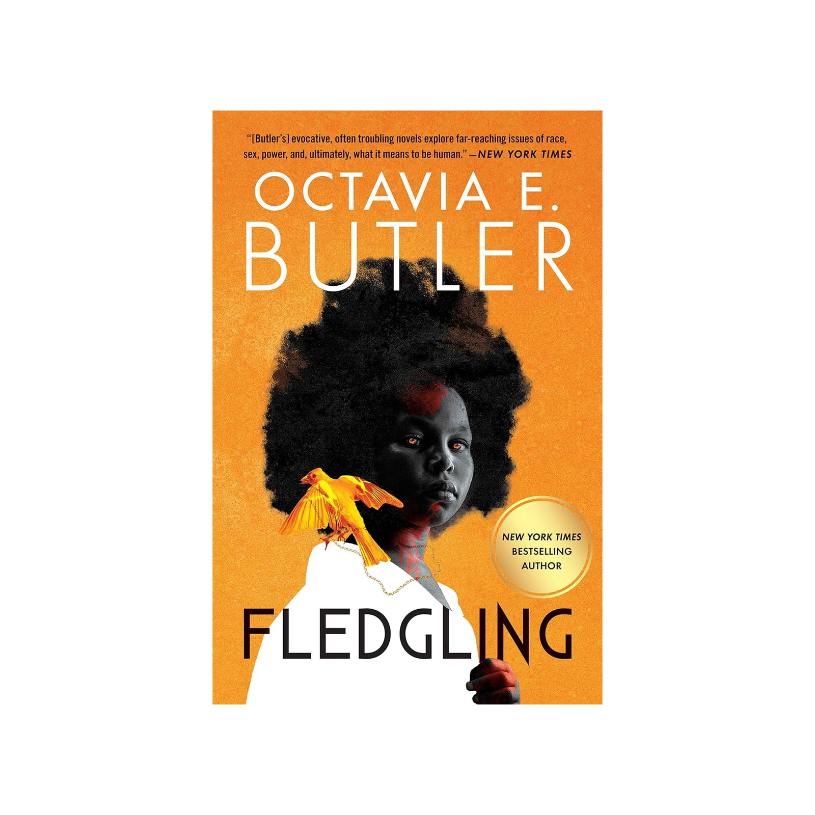 This image features the cover of "FLEDGLING," the final novel by author Octavia E. Butler.