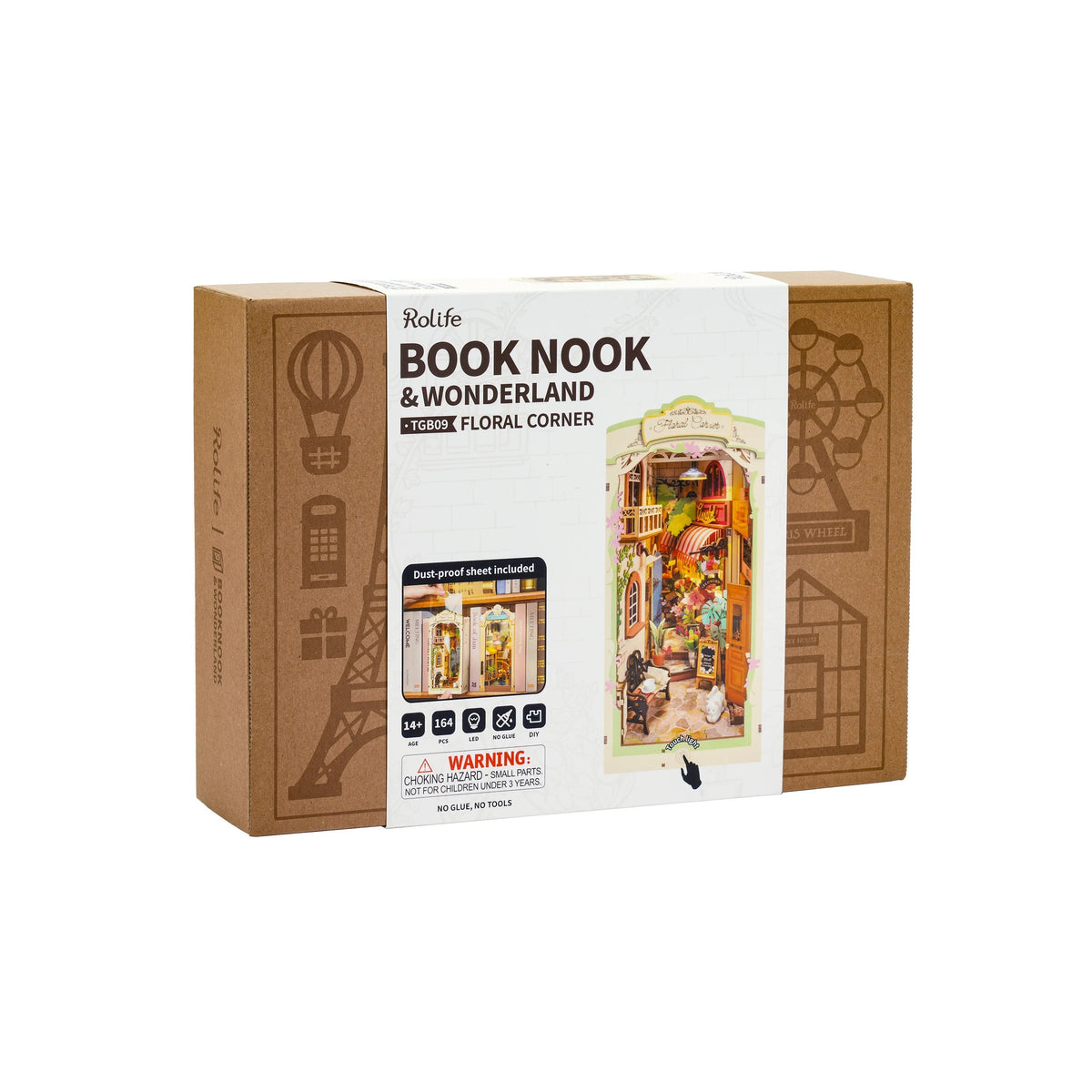 FLORAL CORNER DIY BOOKNOOK KIT