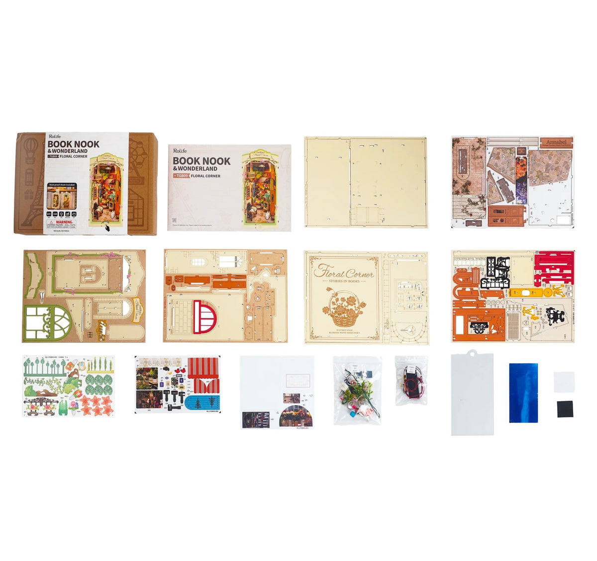 FLORAL CORNER DIY BOOKNOOK KIT