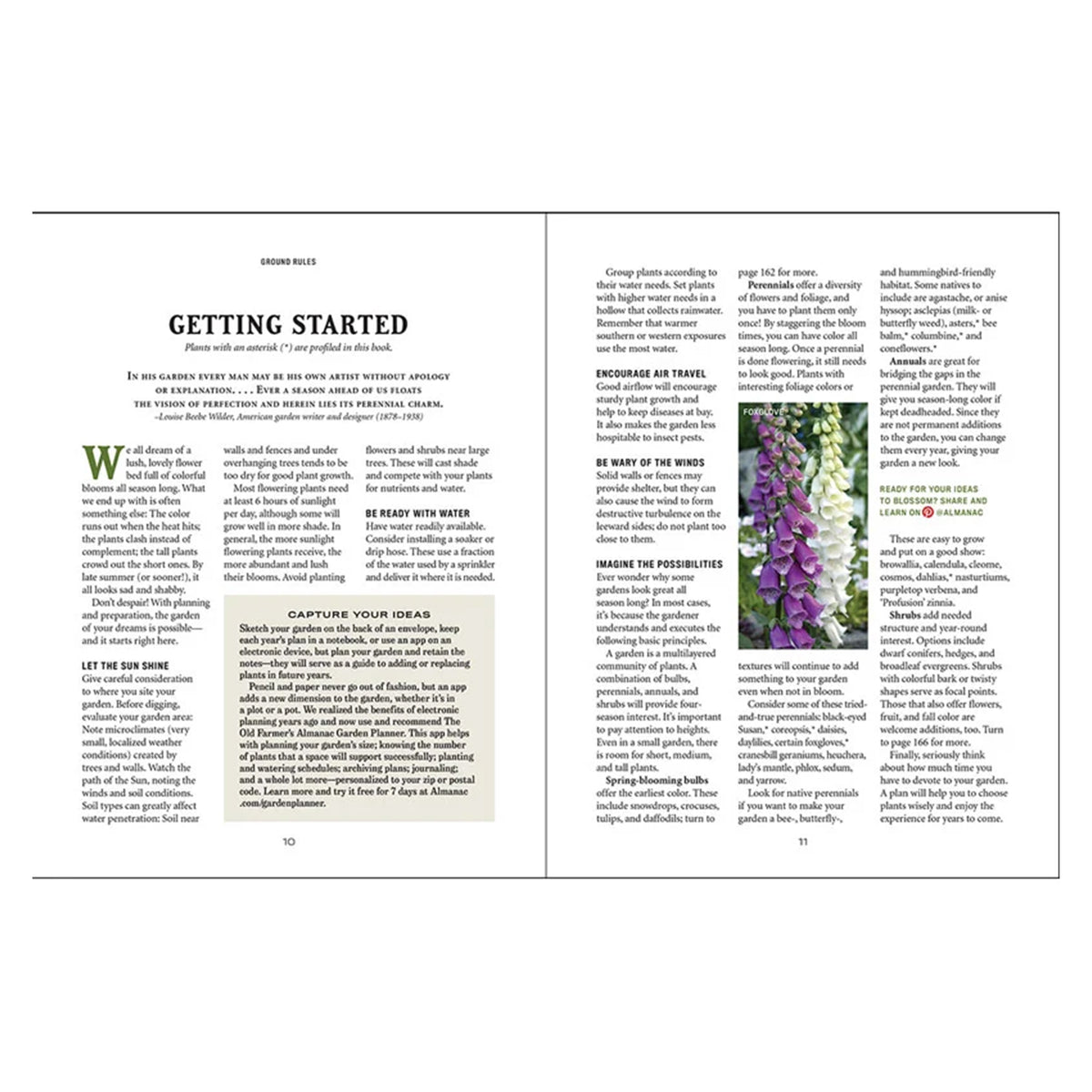 THE OLD FARMER'S ALMANAC:FLOWER GARDENER'S HANDBOOK