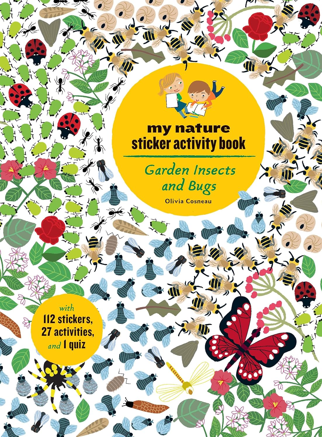 This colorful sticker book includes fun facts about a variety of bugs with activity sheets. 112 stickers, and a quiz at the end to see what you learned! Sticker book with 112 stickers and 27 activities Recommended age: 3+