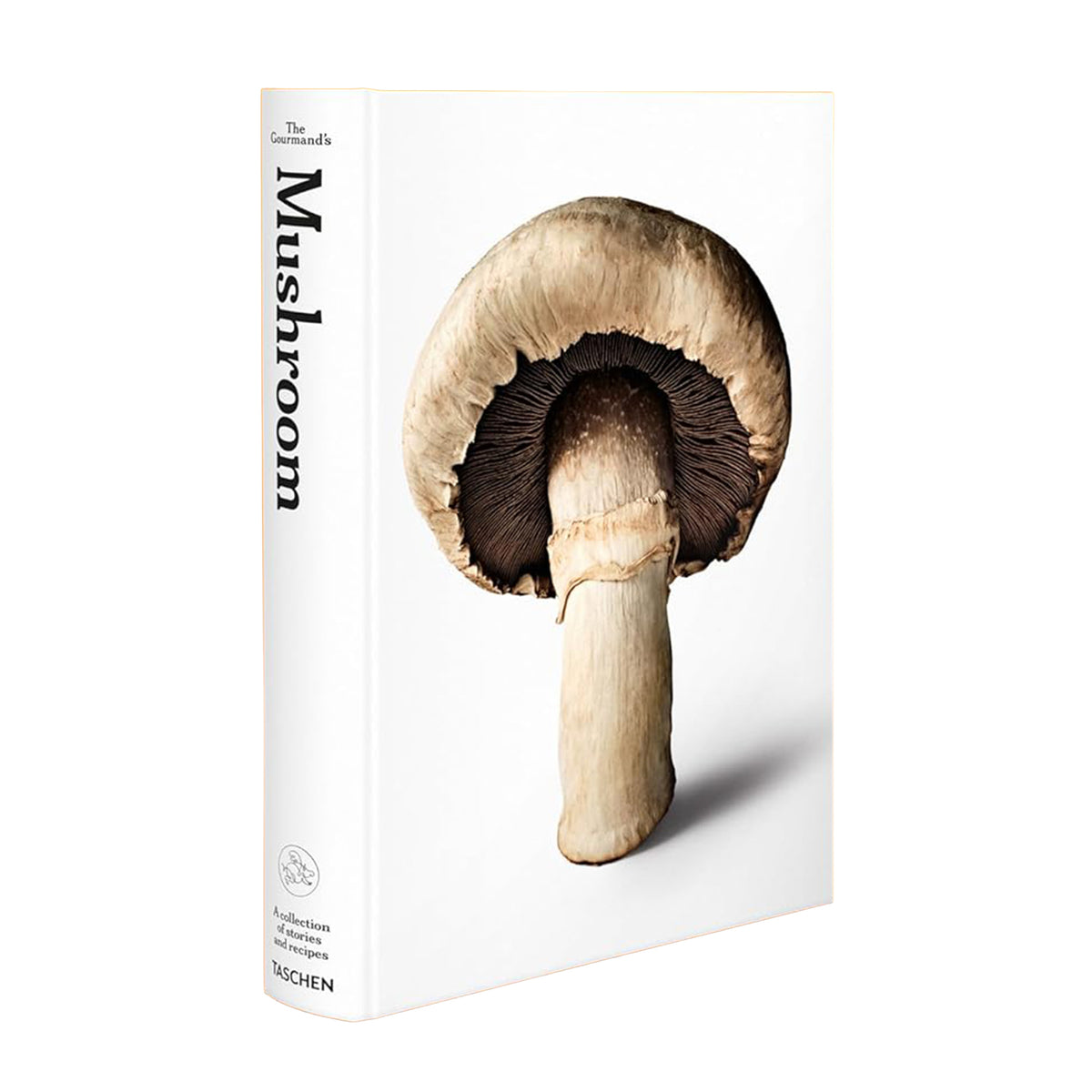 Book titled 'The Mushroom' with a mushroom illustration on the cover