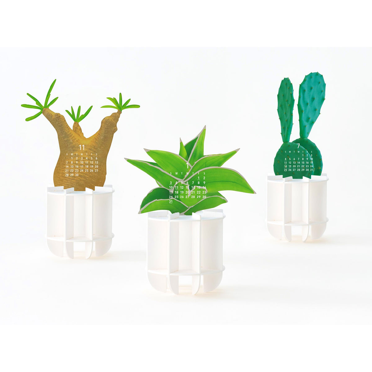 3D GREEN PLANTS 2027 CALENDAR