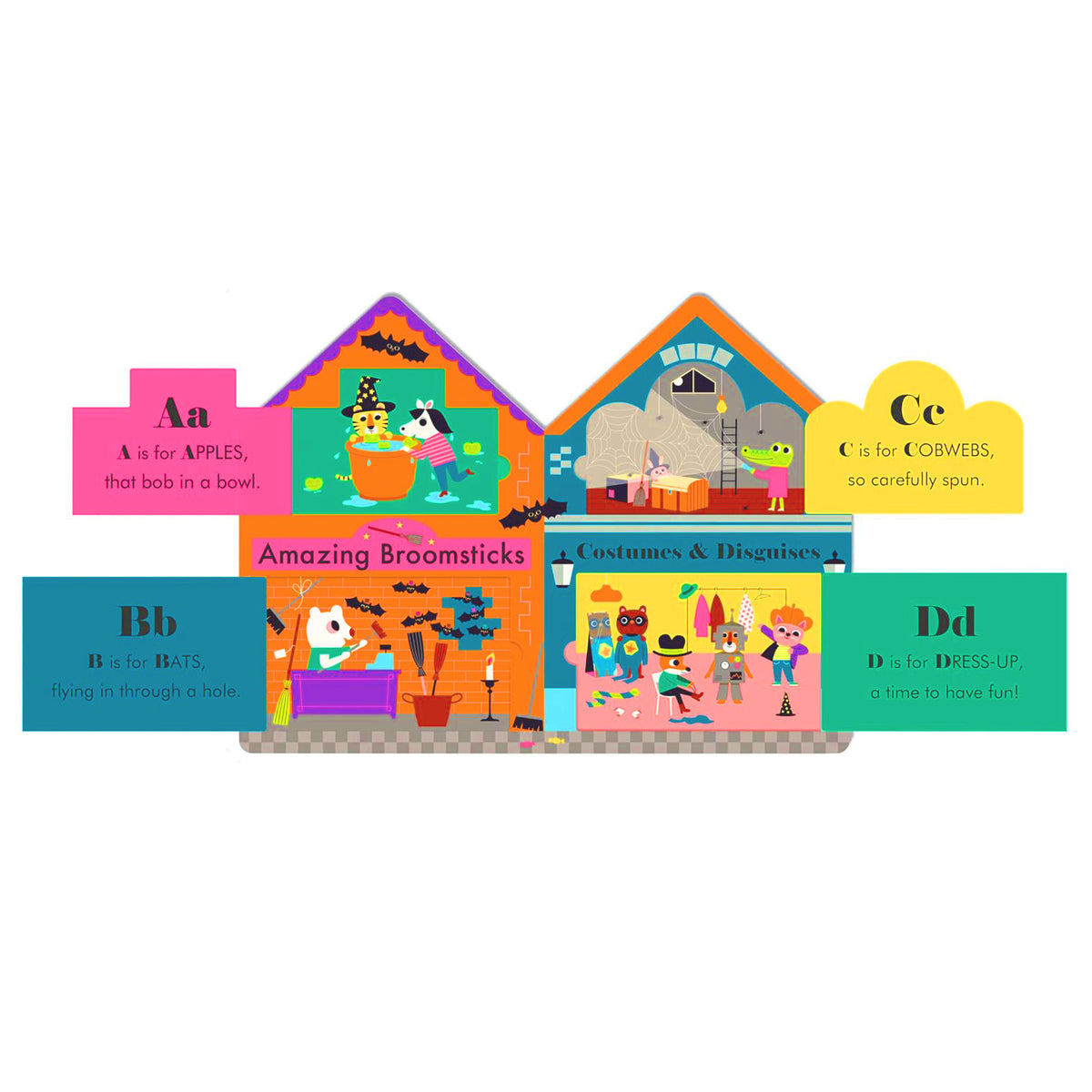 HALLOWEEN STREET: A FOLD-OUT, LIFT-THE-FLAP ABC BOOK