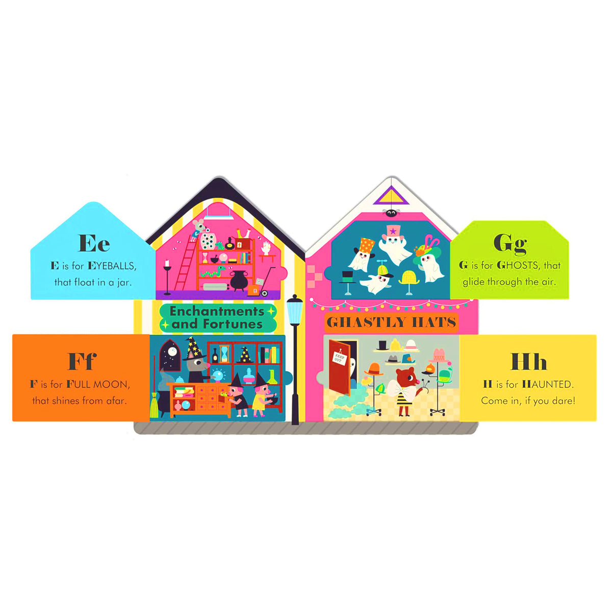 HALLOWEEN STREET: A FOLD-OUT, LIFT-THE-FLAP ABC BOOK