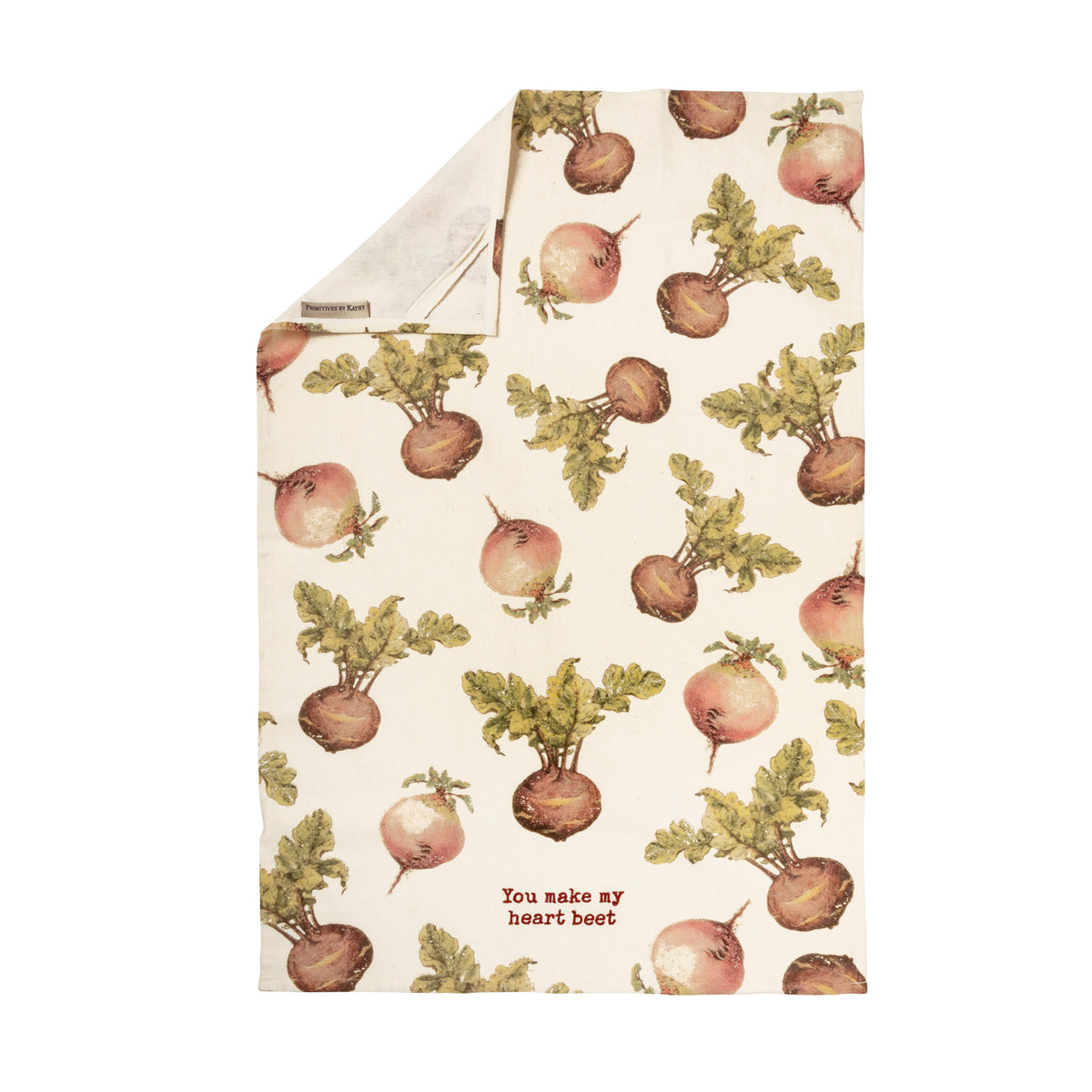 HEART BEET TEA TOWEL