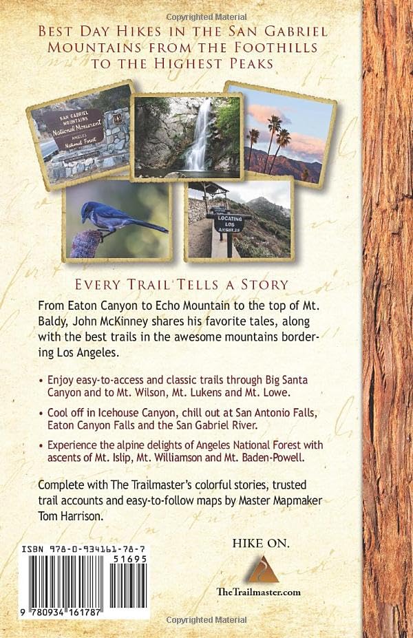 The San Gabriel Mountains are the beautiful backdrop for metro L.A. and for good reason are the most popular mountains for hiking in SoCal. This new guide details the very best trails: Eaton Falls, Echo Mountain, Mt. Baldy and so much more! Complete with clear maps and directions. 144 pages. Paperback.