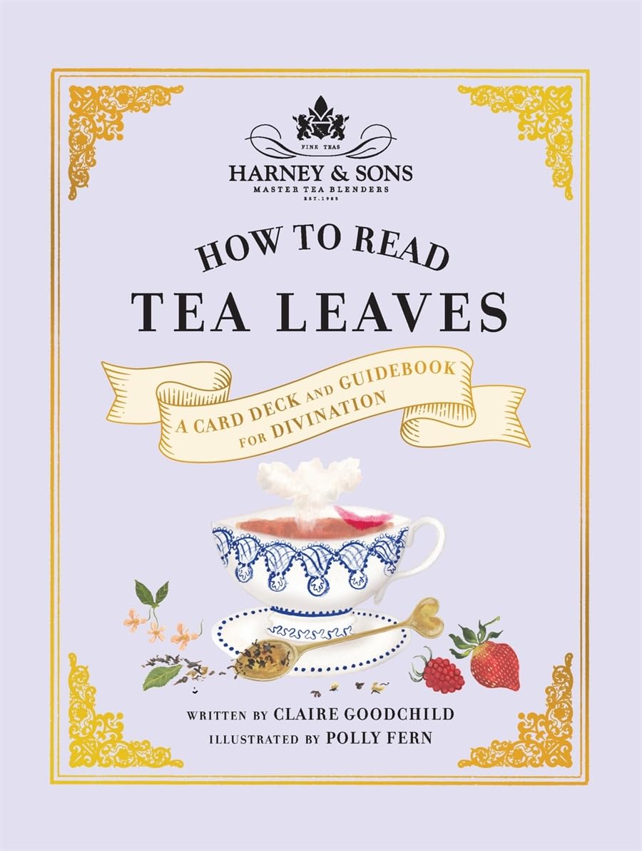 Find love, fortune, and change with this 66-card deck and illustrated guidebook from global tea brand Harney &amp; Sons Fine Teas that teaches beginners how to read and interpret tea leaves. This card deck and guidebook set by the beloved tea brand is perfect for guiding readers through the mystical art of tea leaf reading.