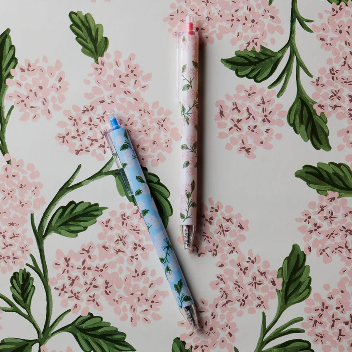 HYDRANGEA GEL PEN SET OF TWO