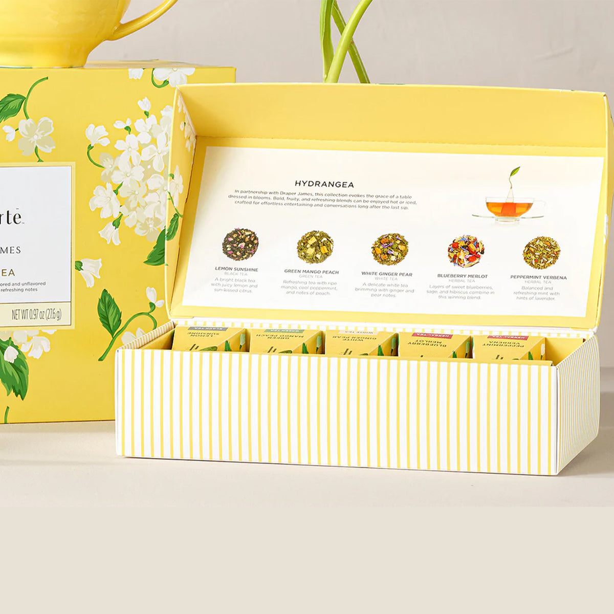 HYDRANGEA TEA COLLECTION PRESENTATION BOX