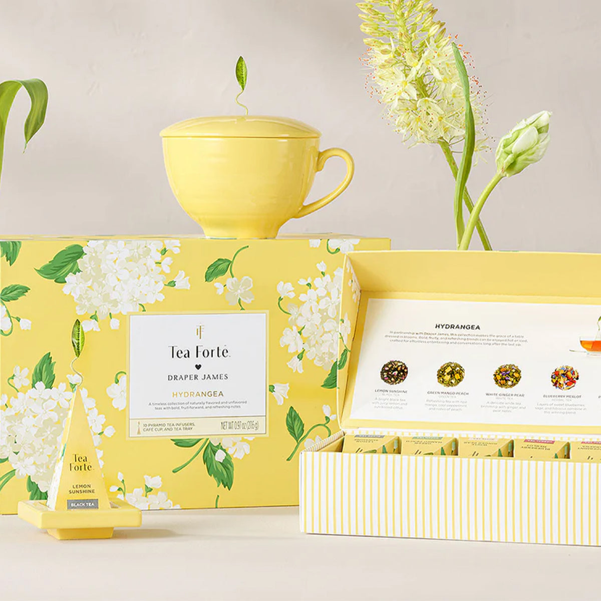 HYDRANGEA TEA FOR ONE GIFT SET