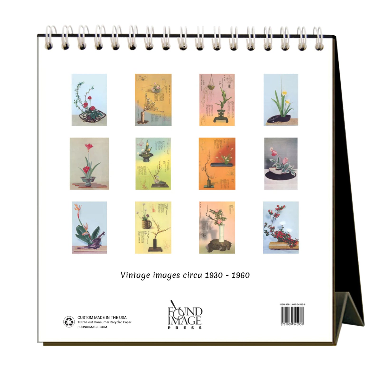 2026 Ikebana calendar with a floral design on a white background