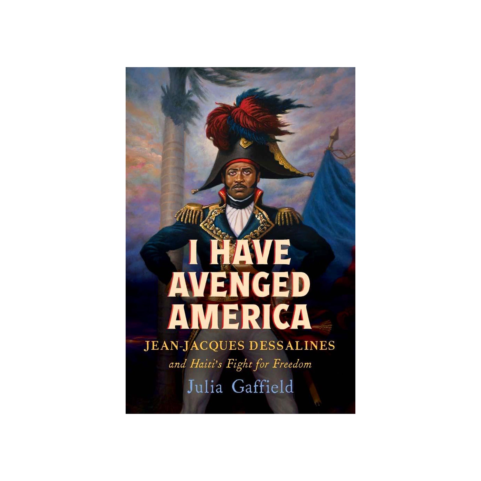 Book cover of 'I Have Avenged America' with a historical figure and title.