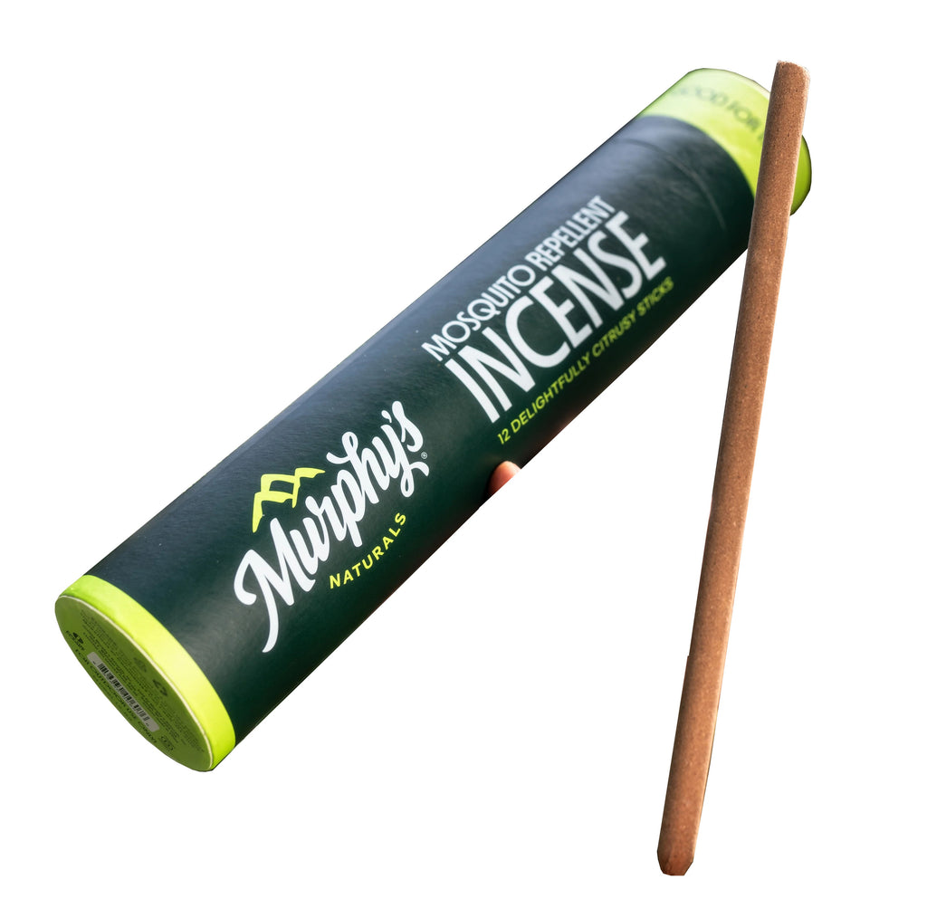 When these large-sized incense sticks burn, their unique blend of natural essential oils are released into the air to repel mosquitoes naturally. Each incense stick provides up to 2.5 hours of protection. Pack of 12 incense sticks All natural ingredients For outdoor use only Net weight: 3.96 oz.