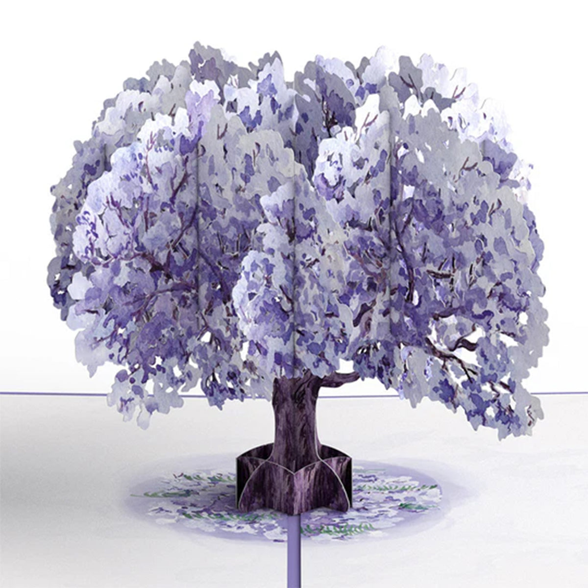WATERCOLOR JACARANDA TREE POP-UP NOTECARD