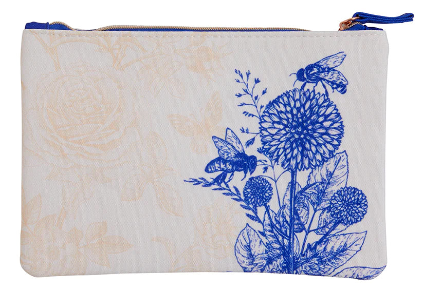 Take your stationery, art supplies, makeup and chargers on the go with this beautiful accessory pouch celebrating the literary genius of Jane Austen. Cotton blend exterior, nylon interior, and a durable zipper. Featuring a full-color design to match the beauty of Jane Austen’s writing. Dimensions: 8" x 6" x 3/8".