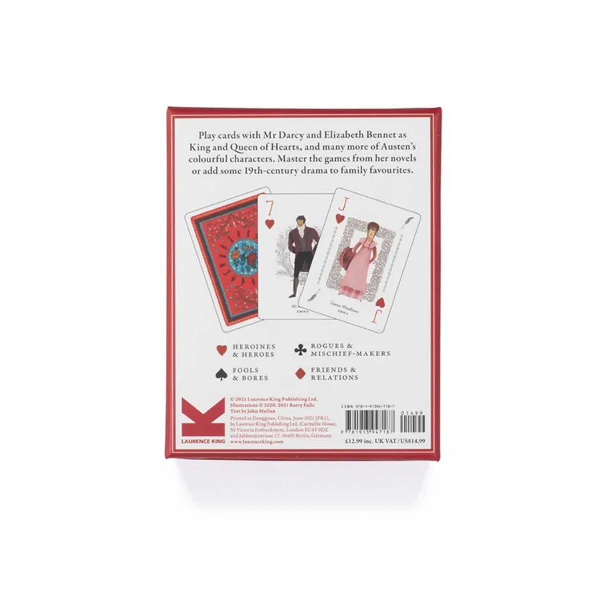 JANE AUSTEN PLAYING CARDS