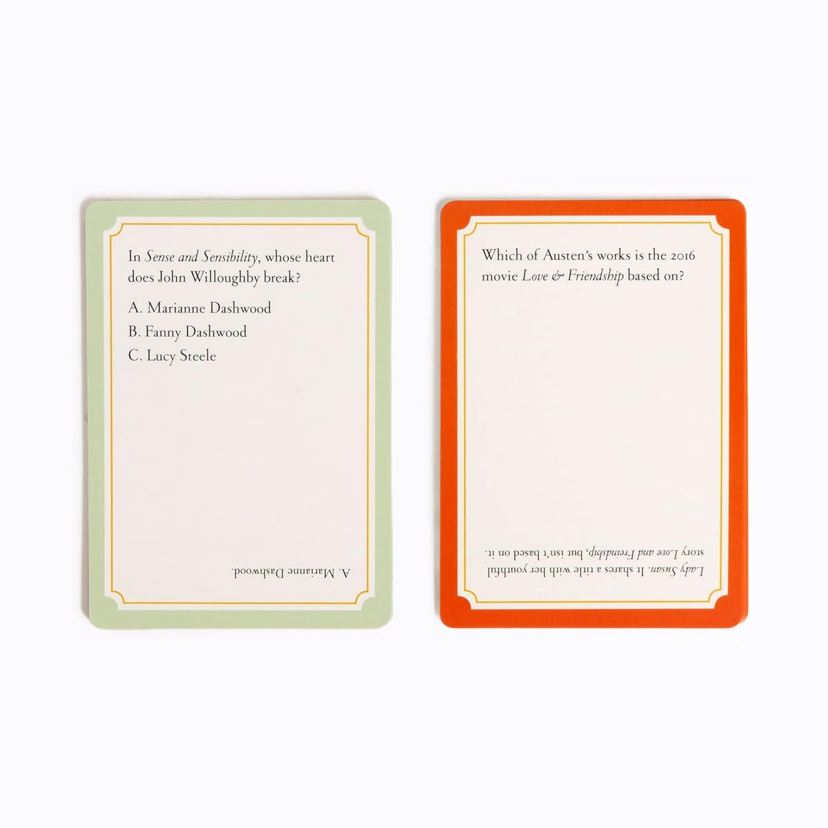 JANE AUSTEN TRVIA: 400 QUESTIONS & ANSWERS FOR EVERY AUSTENITE