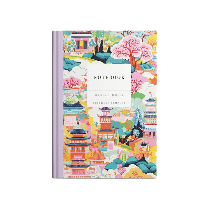 Featuring a stunning Japanese Temples design, this premium notebook is perfect for those looking to add a touch of elegance to their notes.