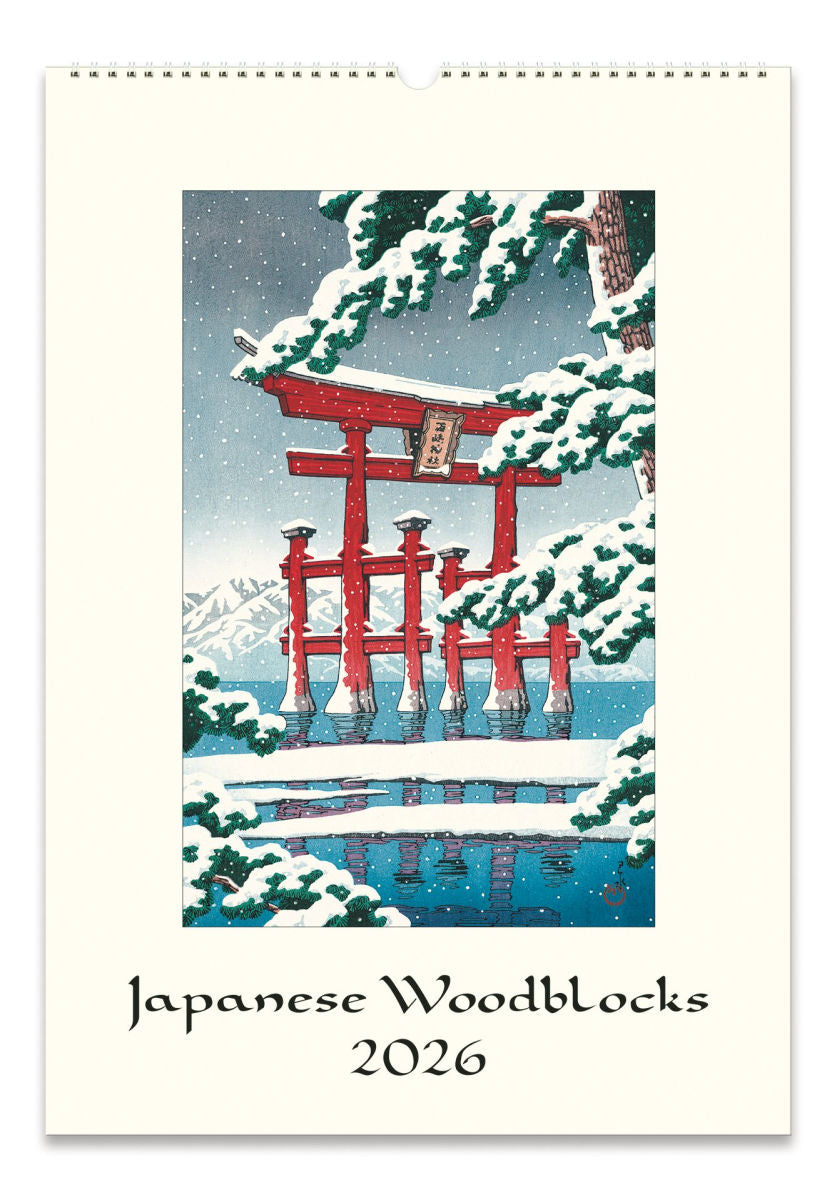 JAPANESE WOODBLOCK 2026 WALL CALENDAR