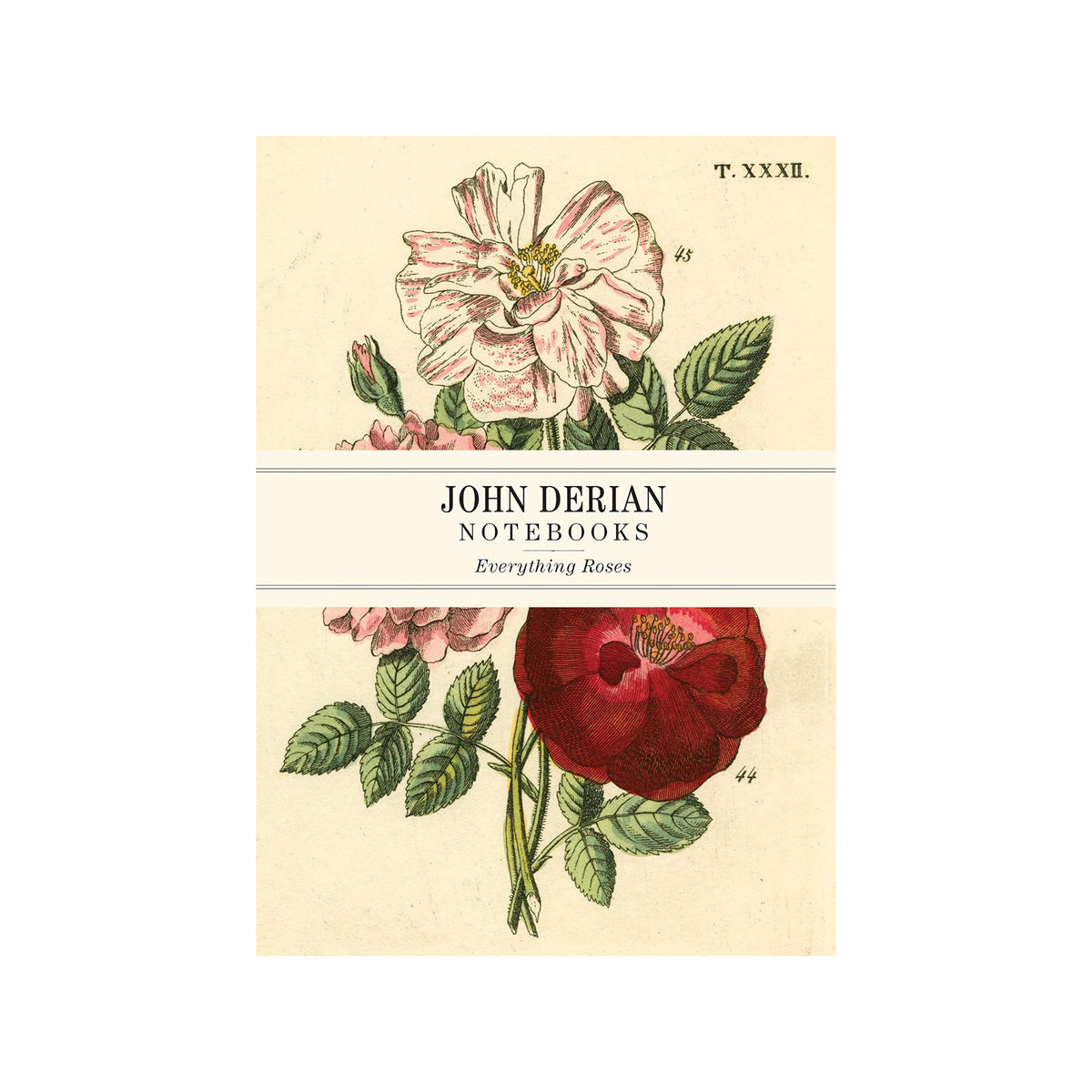 JOHN DERIAN EVERYTHING ROSES NOTEBOOK SET